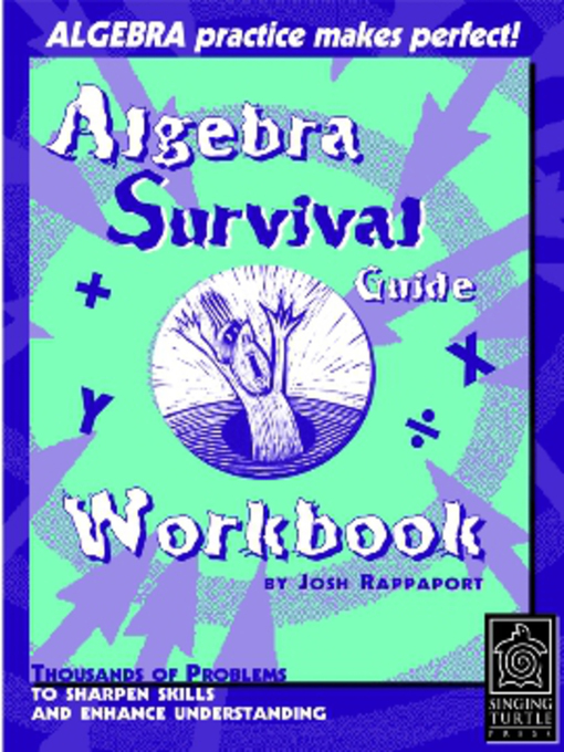 Title details for Algebra Survival Guide Workbook by Josh Rappaport - Available